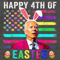 Funny Joe Biden Confused Merry 4th Of Easter Day Vector Backpack