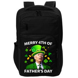 Funny Joe Biden St Patricks Day Merry 4th Of Fathers Day Impact Tech Backpack