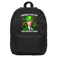 Funny Joe Biden St Patricks Day Merry 4th Of Fathers Day 16 in Basic Backpack