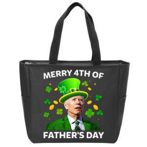 Funny Joe Biden St Patricks Day Merry 4th Of Fathers Day Zip Tote Bag