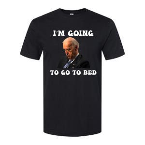 Funny Joe Biden I’m Going To Go To Bed Anti Biden Liberal Softstyle CVC T-Shirt