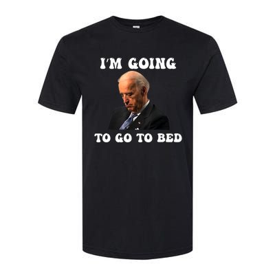 Funny Joe Biden I’m Going To Go To Bed Anti Biden Liberal Softstyle® CVC T-Shirt