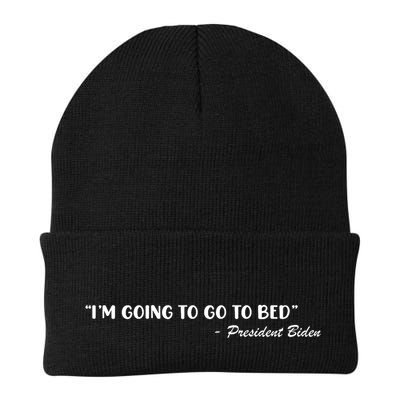 Funny Joe Biden I’m Going To Go To Bed Anti Biden Beanie