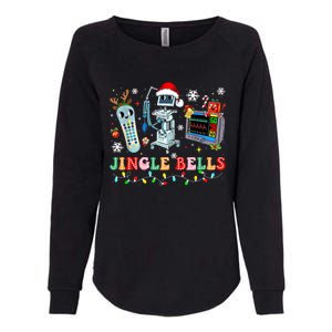 Funny Jingle Bells Telemetry Nurse Christmas Tech Nursing Cute Gift Womens California Wash Sweatshirt