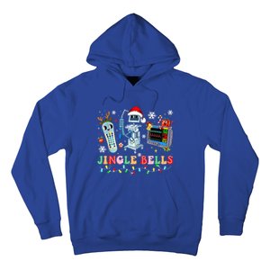 Funny Jingle Bells Telemetry Nurse Christmas Tech Nursing Cute Gift Hoodie