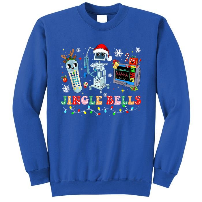 Funny Jingle Bells Telemetry Nurse Christmas Tech Nursing Cute Gift Sweatshirt