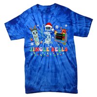 Funny Jingle Bells Telemetry Nurse Christmas Tech Nursing Cute Gift Tie-Dye T-Shirt