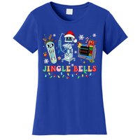 Funny Jingle Bells Telemetry Nurse Christmas Tech Nursing Cute Gift Women's T-Shirt