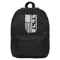 F Joe Biden Joe Biden Sucks Impeach Joe Biden FJB 16 in Basic Backpack
