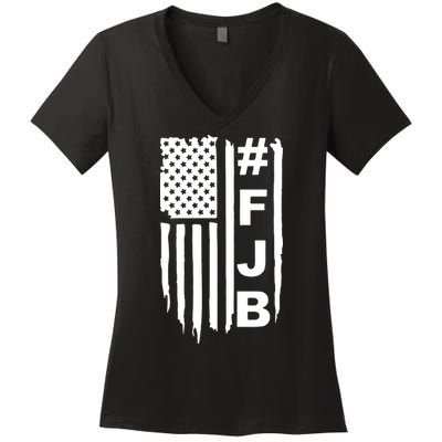 F Joe Biden Joe Biden Sucks Impeach Joe Biden FJB Women's V-Neck T-Shirt