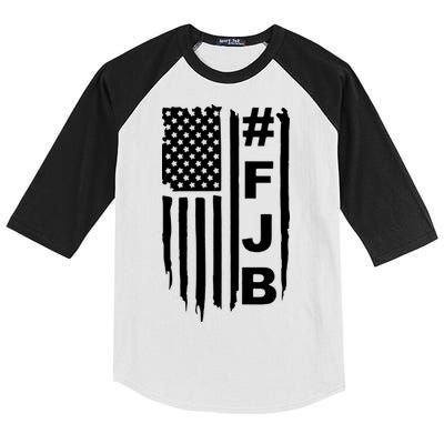 F Joe Biden Joe Biden Sucks Impeach Joe Biden FJB Kids Colorblock Raglan Jersey