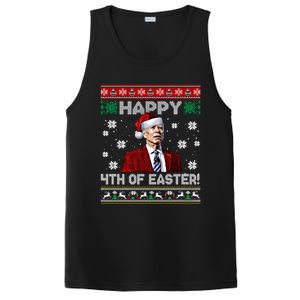 Funny Joe Biden Happy 4th Of Easter Ugly Christmas Sweater Gift PosiCharge Competitor Tank