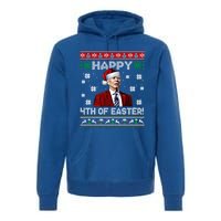 Funny Joe Biden Happy 4th Of Easter Ugly Christmas Sweater Gift Premium Hoodie