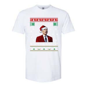 Funny Joe Biden Happy 4th Of Easter Ugly Christmas Sweater Gift Softstyle CVC T-Shirt