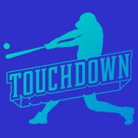 Funny Joke Baseball Touchdown Joke Gift Design Gift 16 in Basic Backpack