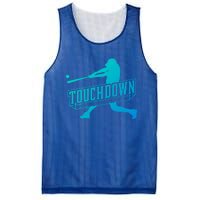 Funny Joke Baseball Touchdown Joke Gift Design Gift Mesh Reversible Basketball Jersey Tank