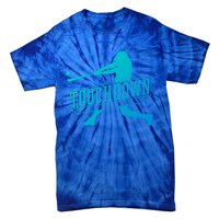 Funny Joke Baseball Touchdown Joke Gift Design Gift Tie-Dye T-Shirt