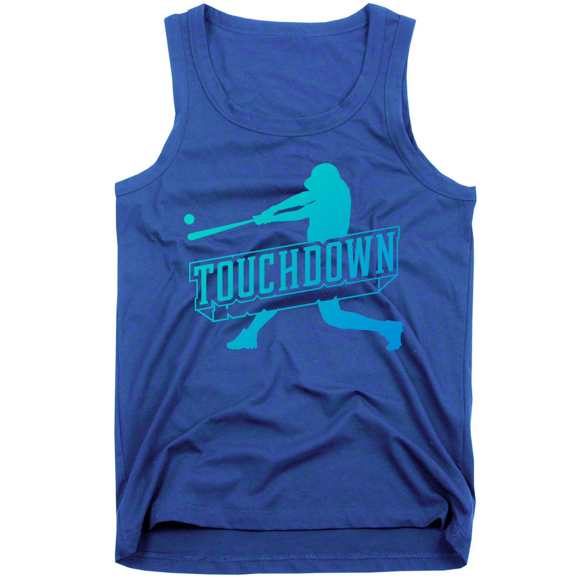 Funny Joke Baseball Touchdown Joke Gift Design Gift Tank Top