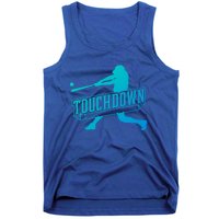 Funny Joke Baseball Touchdown Joke Gift Design Gift Tank Top