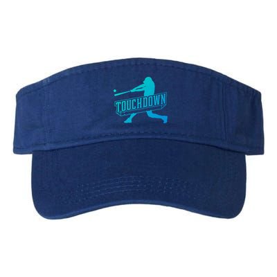 Funny Joke Baseball Touchdown Joke Gift Design Gift Visor