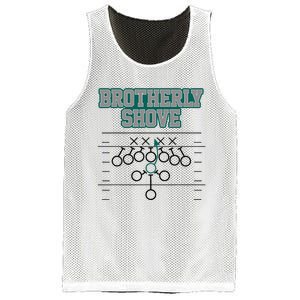 Football Joke Brotherly Shove Brotherly Shove  Mesh Reversible Basketball Jersey Tank