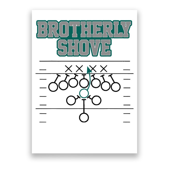 Football Joke Brotherly Shove Brotherly Shove  Poster