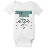 Football Joke Brotherly Shove Brotherly Shove  Baby Bodysuit