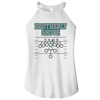 Football Joke Brotherly Shove Brotherly Shove  Women’s Perfect Tri Rocker Tank