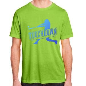 Funny Joke Baseball Touchdown Joke Gift Design Gift Adult ChromaSoft Performance T-Shirt