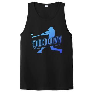 Funny Joke Baseball Touchdown Joke Gift Design Gift PosiCharge Competitor Tank