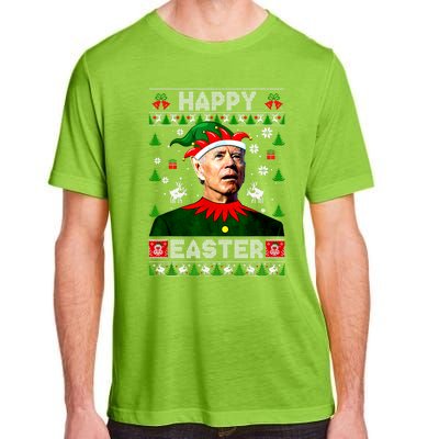 Funny Joe Biden Happy Easter Christmas Ugly Sweater Cool Gift Adult ChromaSoft Performance T-Shirt