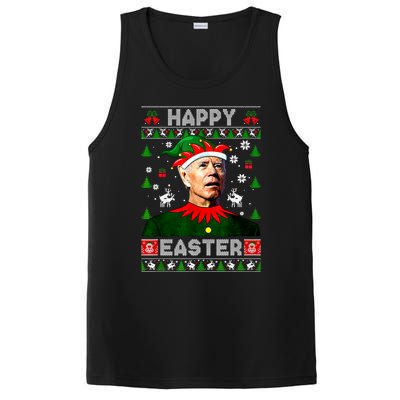 Funny Joe Biden Happy Easter Christmas Ugly Sweater Cool Gift PosiCharge Competitor Tank