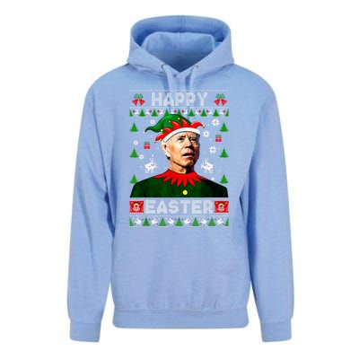 Funny Joe Biden Happy Easter Christmas Ugly Sweater Cool Gift Unisex Surf Hoodie