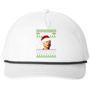 Funny Joe Biden Merry Thanksgiving Trick Or Treat Snapback Five-Panel Rope Hat