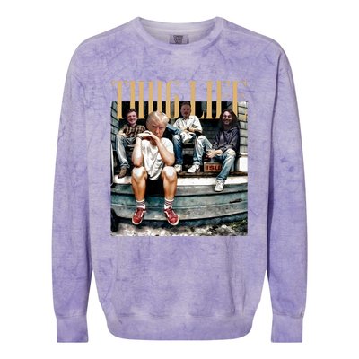 Funny Joe Biden Cannibal Story About His Uncle Colorblast Crewneck Sweatshirt