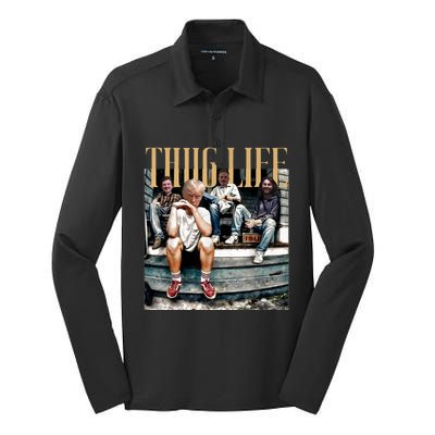 Funny Joe Biden Cannibal Story About His Uncle Silk Touch Performance Long Sleeve Polo