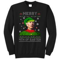 Funny Joe Biden Merry 4th Of Easter Ugly Christmas Sweater Sweatshirt