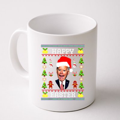 Funny Joe Biden Happy Easter Ugly Christmas Sweater Funny Gift Coffee Mug