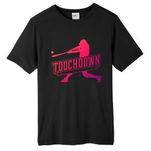 Funny Joke Baseball Touchdown Joke Gift Design Gift Tall Fusion ChromaSoft Performance T-Shirt