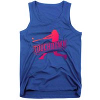 Funny Joke Baseball Touchdown Joke Gift Design Gift Tank Top