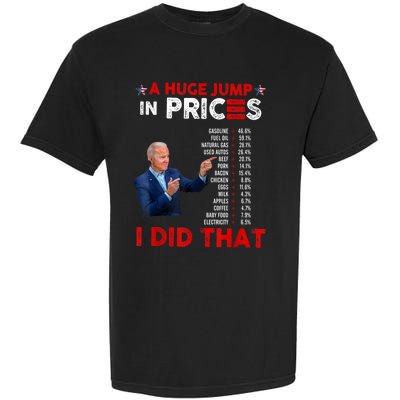 Funny Joe Biden Us Crisis I Did That Anti Biden Liberals Garment-Dyed Heavyweight T-Shirt