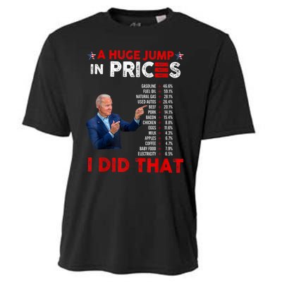 Funny Joe Biden Us Crisis I Did That Anti Biden Liberals Cooling Performance Crew T-Shirt