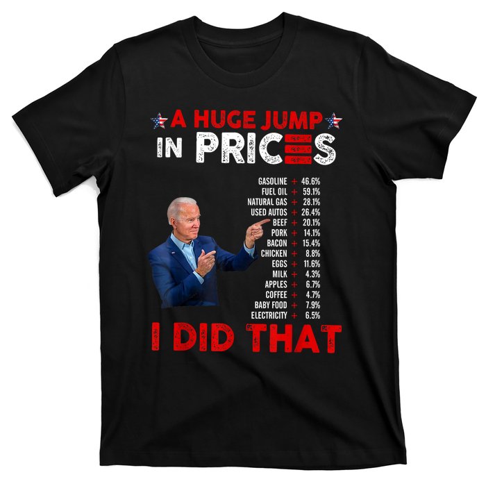 Funny Joe Biden Us Crisis I Did That Anti Biden Liberals T-Shirt