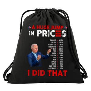 Funny Joe Biden Us Crisis I Did That Anti Biden Liberals Drawstring Bag