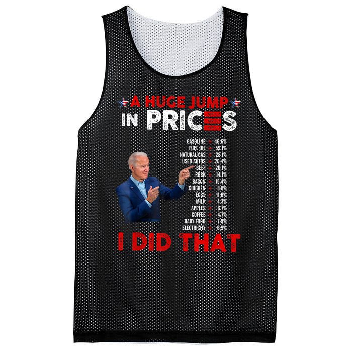 Funny Joe Biden Us Crisis I Did That Anti Biden Liberals Mesh Reversible Basketball Jersey Tank