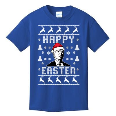 Funny Joe Biden Happy Easter Ugly Christmas Sweater Gift Kids T-Shirt