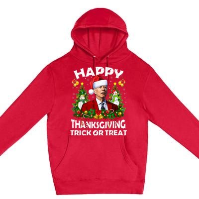 Funny Joe Biden Confused Happy Thanksgiving For Christmas Premium Pullover Hoodie