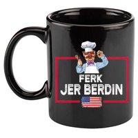 Ferk Jer Berdin Usa American Flag 11oz C Handle Ceramic Mug