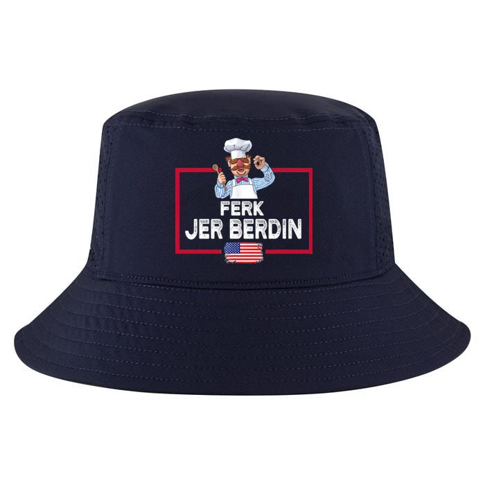 Ferk Jer Berdin Usa American Flag Cool Comfort Performance Bucket Hat