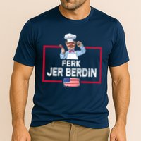 Ferk Jer Berdin Usa American Flag Cooling Performance Crew T-Shirt